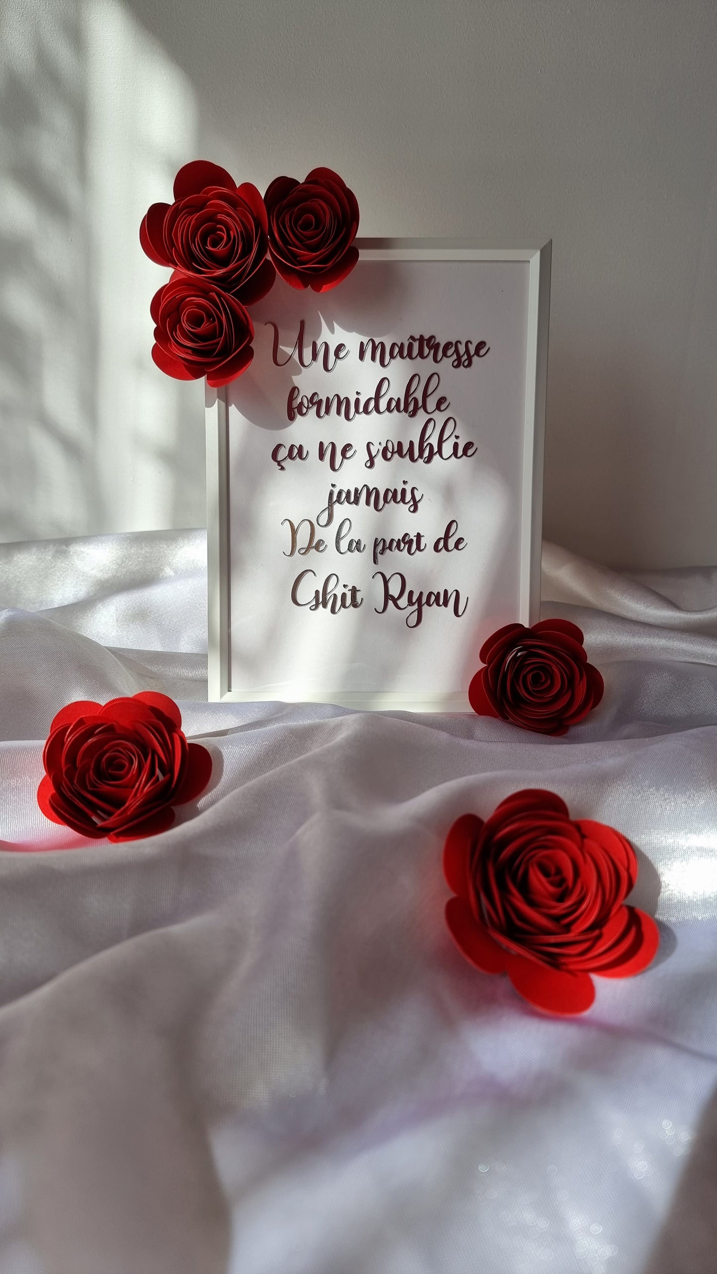 Cadre personalisable Fleurs