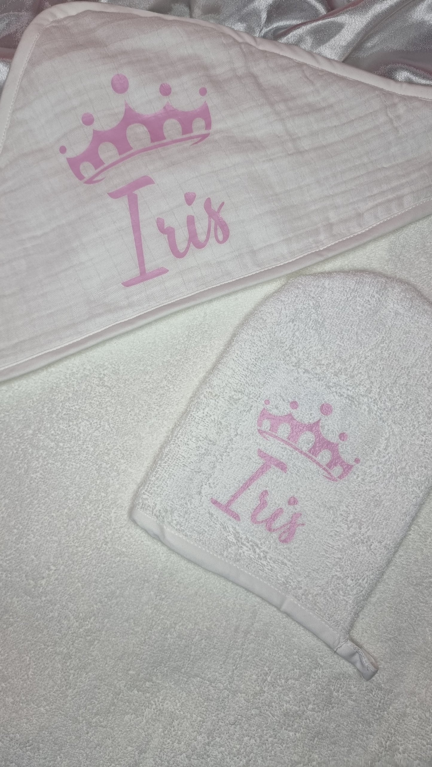 Cape de bain bebe personnalisée