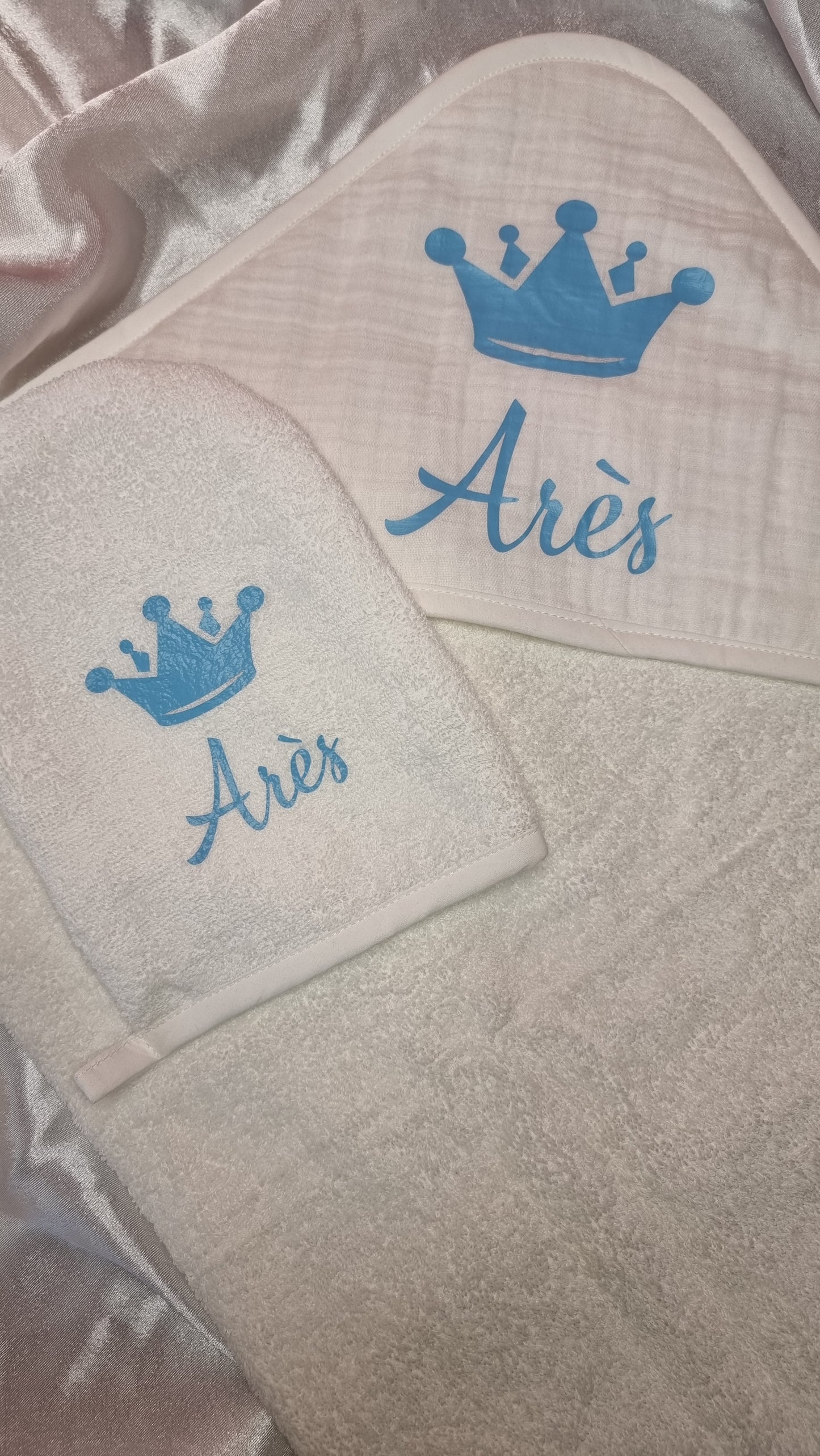 Cape de bain bebe personnalisée