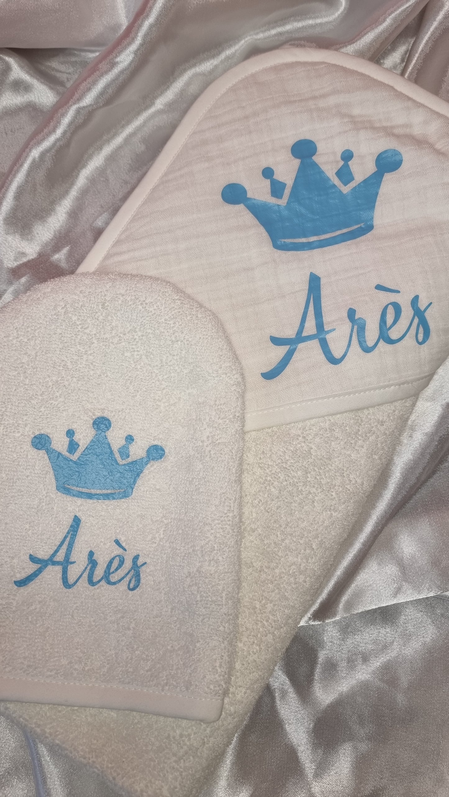 Cape de bain bebe personnalisée