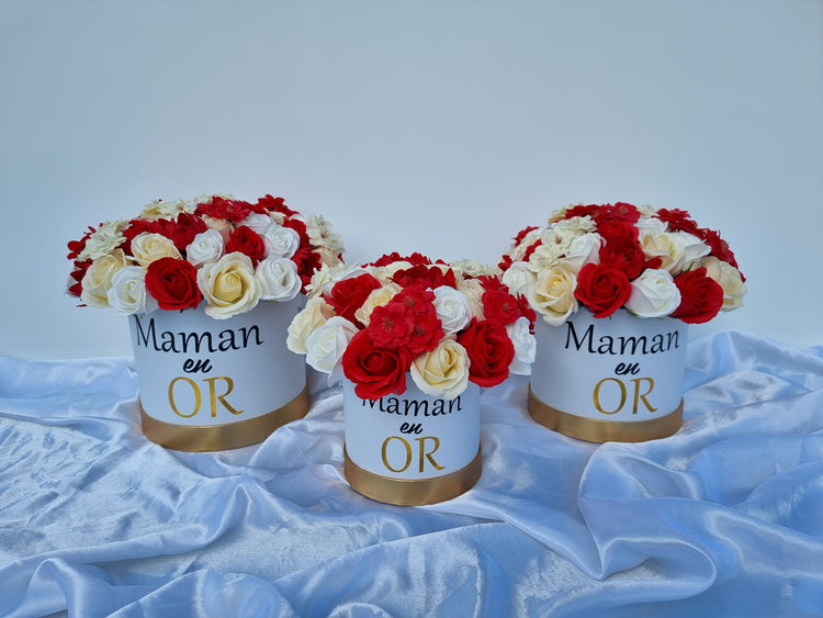 Boîte fleurs de savon