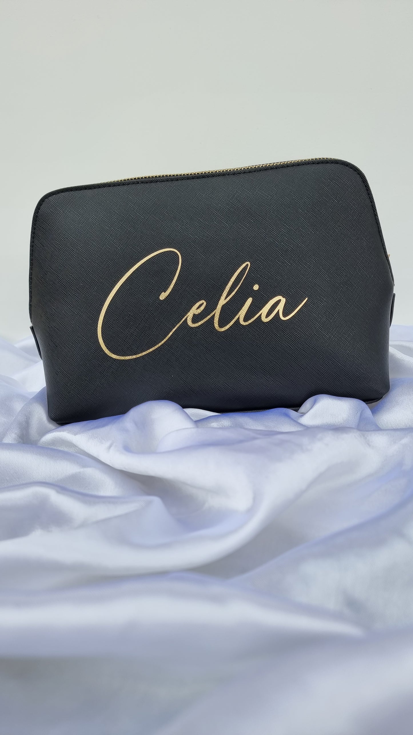 Trousse en simili cuir Prénom