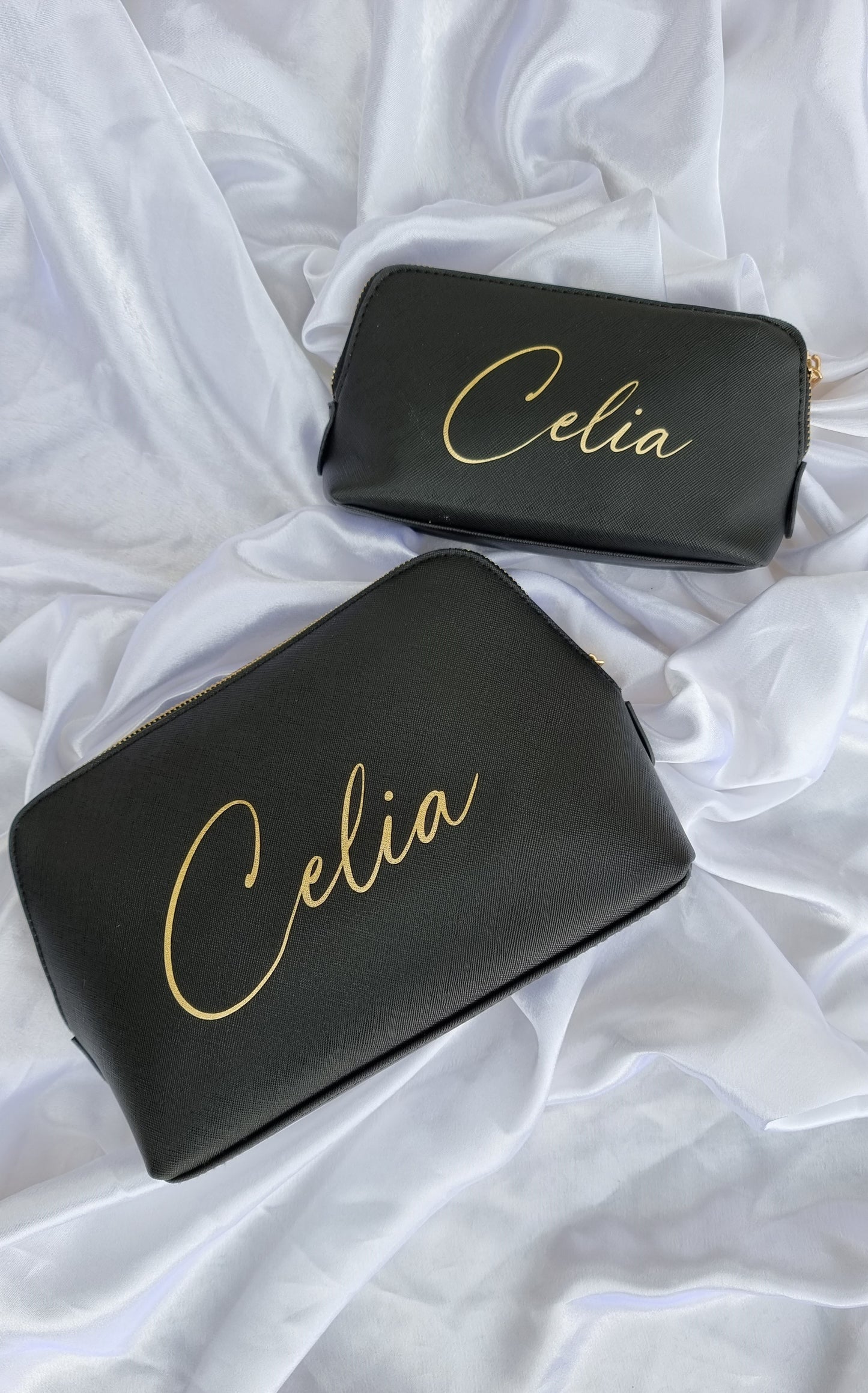 Trousse en simili cuir Prénom